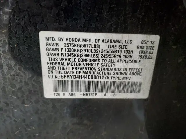 2014 ACURA MDX TECHNOLOGY  