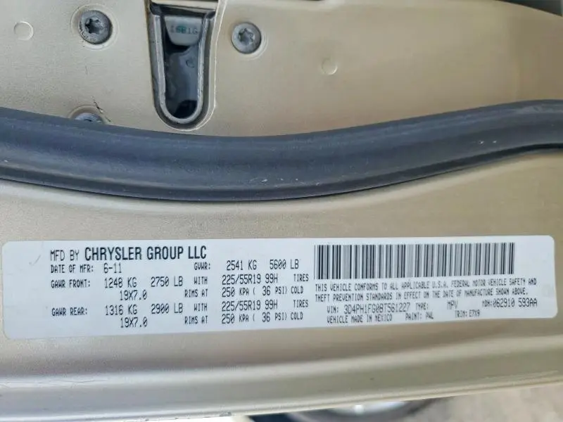 2011 DODGE JOURNEY MAINSTREET  