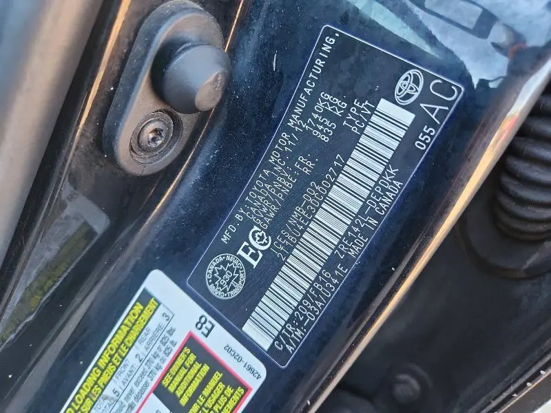 2013 TOYOTA COROLLA BASE  