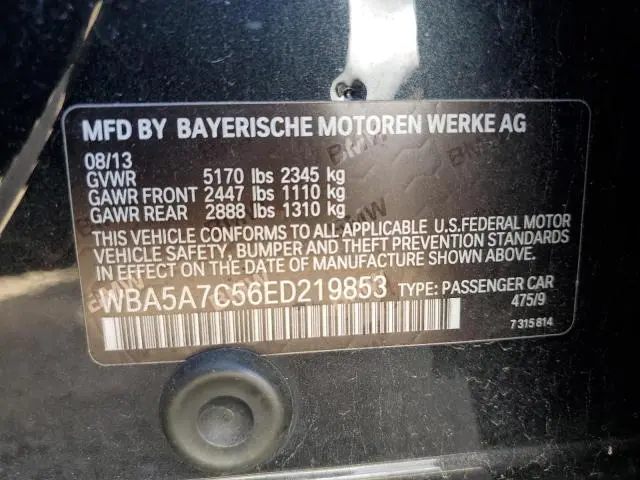 2014 BMW 528 XI  