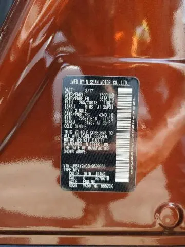 2017 NISSAN ARMADA SV