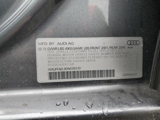 2013 AUDI A4 PREMIUM PLUS