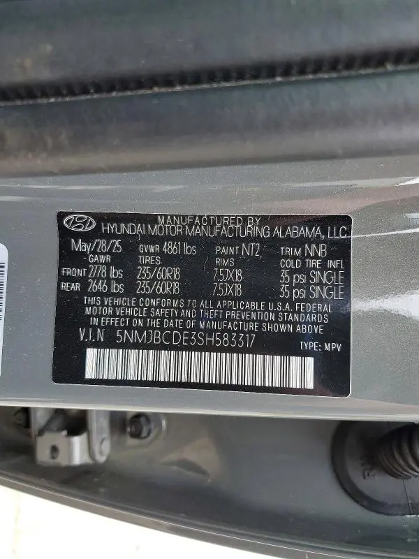 2025 HYUNDAI TUCSON SEL  