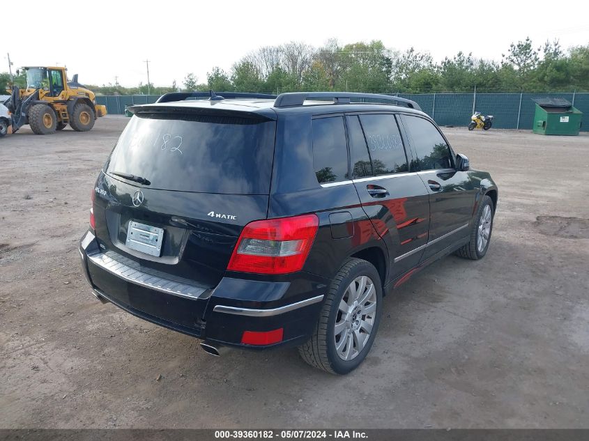 2012 MERCEDES-BENZ GLK 350 4MATIC