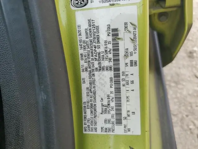 2011 FORD FIESTA SES  