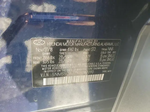 2019 HYUNDAI SANTA FE LIMITED  