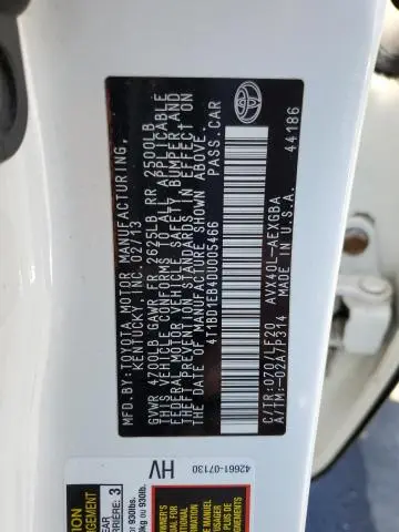 2013 TOYOTA AVALON HYBRID  