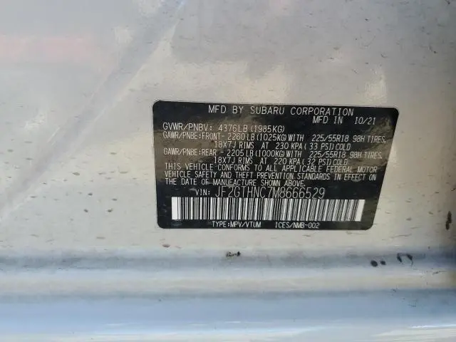 2021 SUBARU CROSSTREK LIMITED  