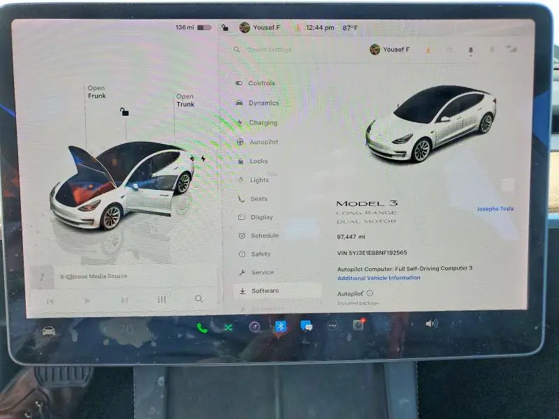 2022 TESLA MODEL 3   