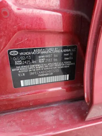 2014 HYUNDAI SONATA SE
