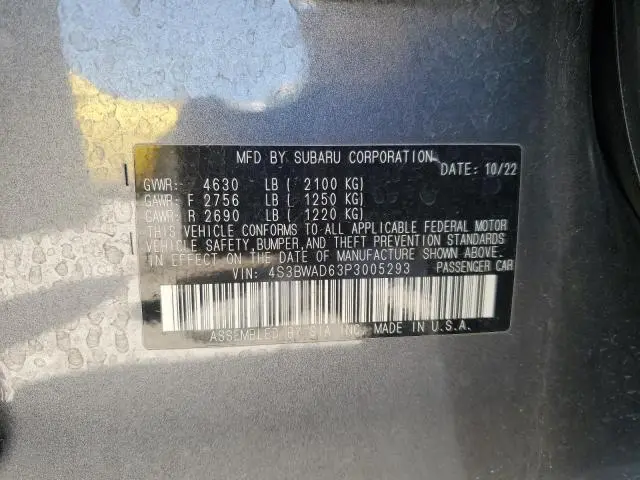 2023 SUBARU LEGACY PREMIUM  