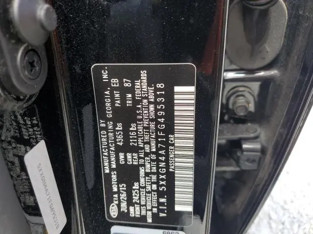 2015 KIA OPTIMA EX  