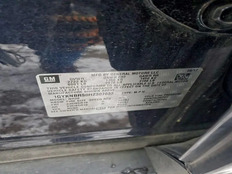 2017 CADILLAC XT5 LUXURY  