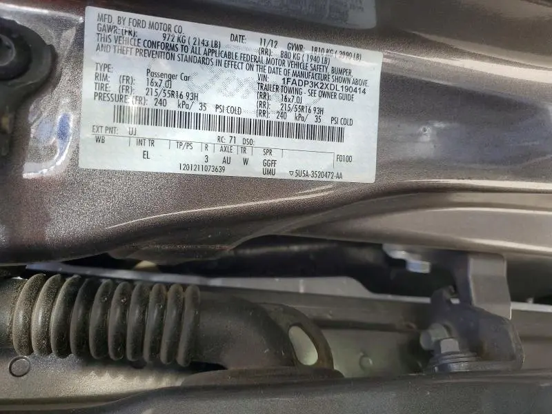 2013 FORD FOCUS SE  