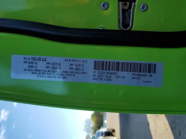 2019 DODGE CHARGER R/T  