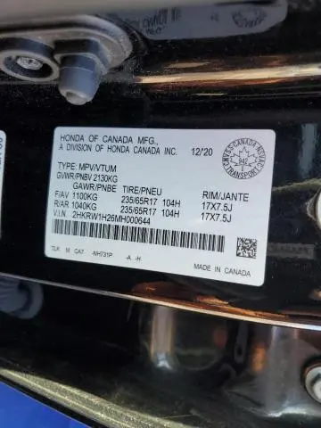 2021 HONDA CR-V LX