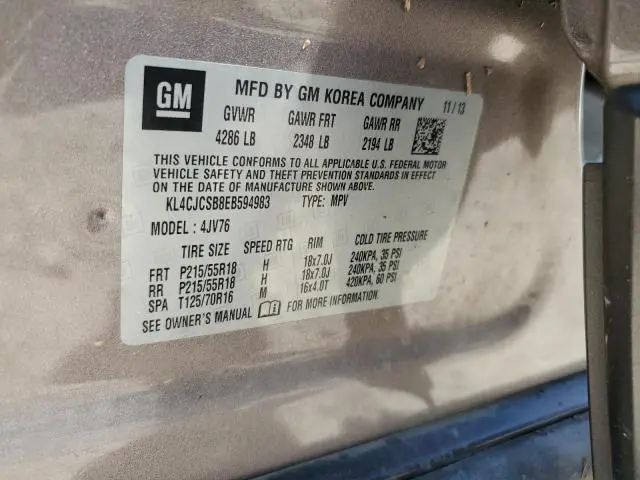 2014 BUICK ENCORE   