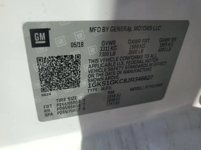 2018 GMC YUKON XL C1500 SLT  