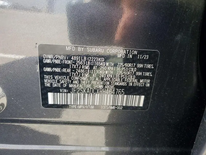 2024 SUBARU FORESTER PREMIUM  