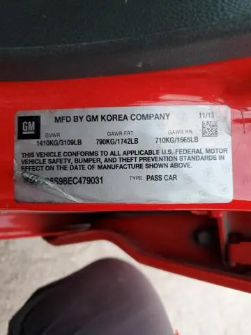 2014 CHEVROLET SPARK LS  