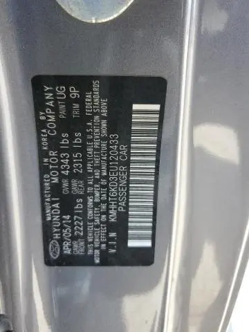 2014 HYUNDAI GENESIS COUPE 2.0T  