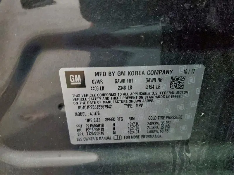 2018 BUICK ENCORE PREFERRED II  