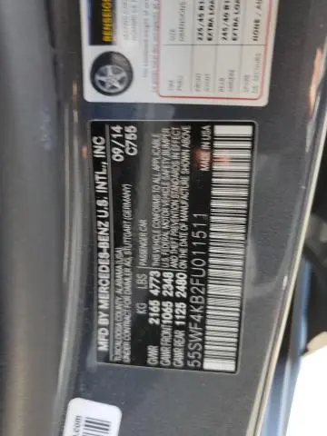 2015 MERCEDES-BENZ C 300 4MATIC  