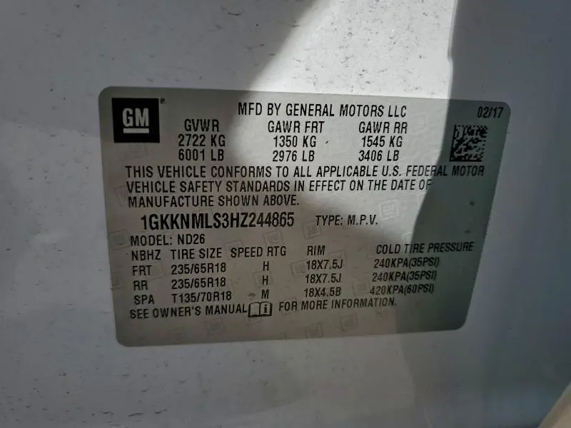 2017 GMC ACADIA SLT-1  