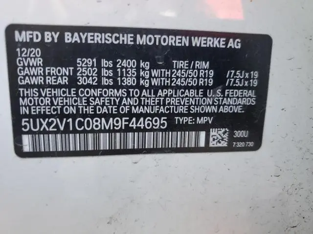 2021 BMW X4 XDRIVE30I  