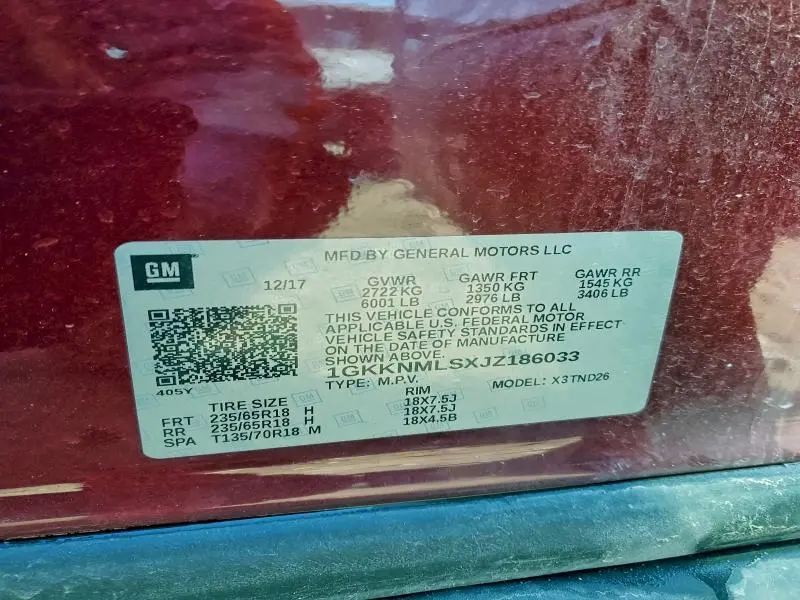 2018 GMC ACADIA SLT-1  