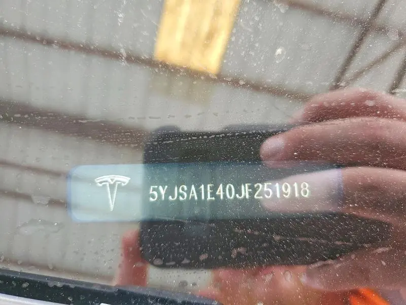 2018 TESLA MODEL S   