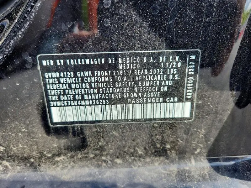 2021 VOLKSWAGEN JETTA S  