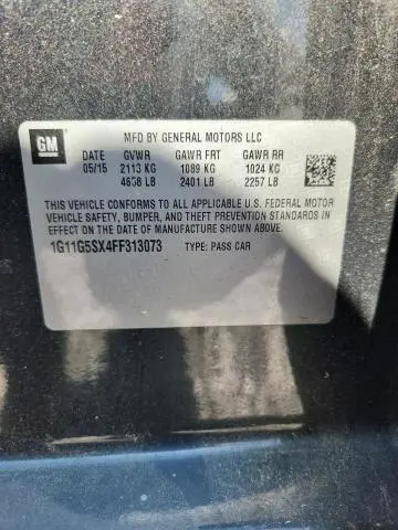 2015 CHEVROLET MALIBU LTZ  