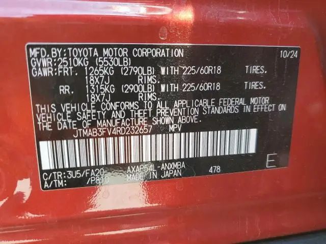2024 TOYOTA RAV4 PRIME SE  