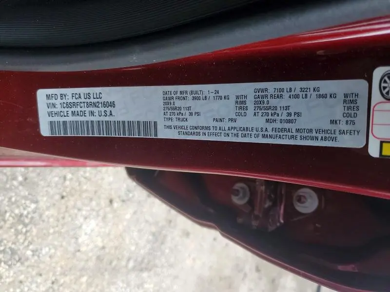 2024 RAM 1500 TRADESMAN  