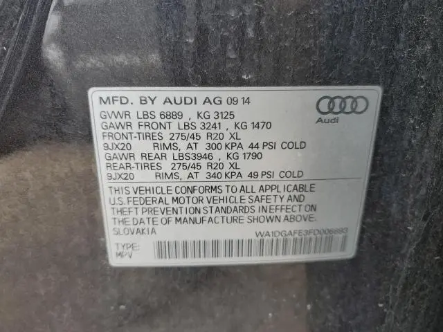 2015 AUDI Q7 PRESTIGE  