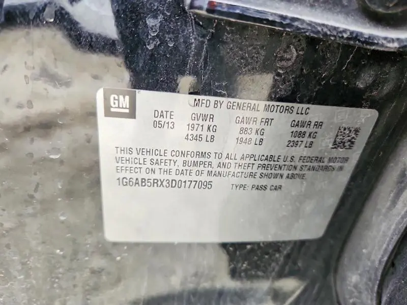 2013 CADILLAC ATS LUXURY  