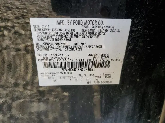 2014 FORD FLEX LIMITED  