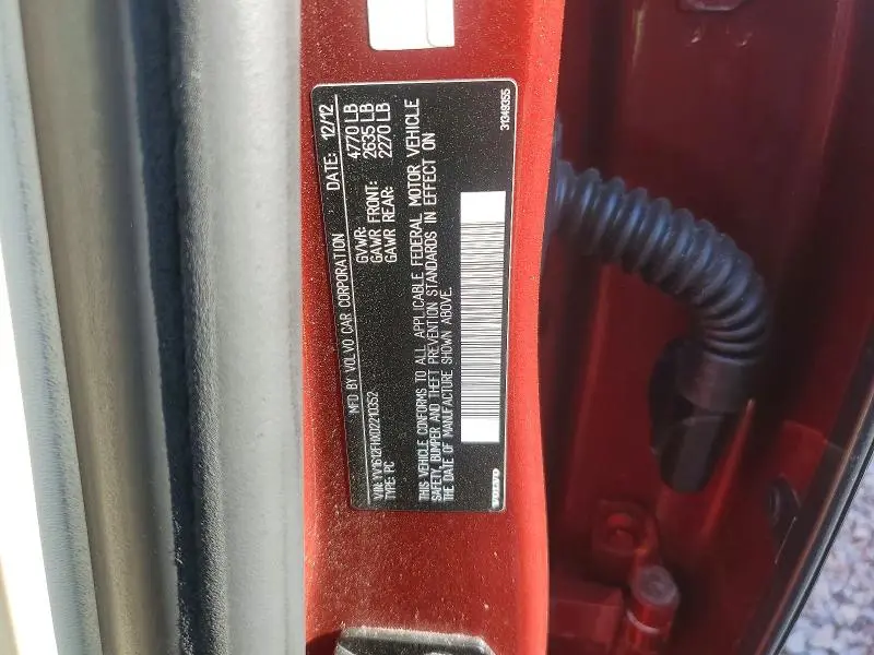 2013 VOLVO S60 T5  