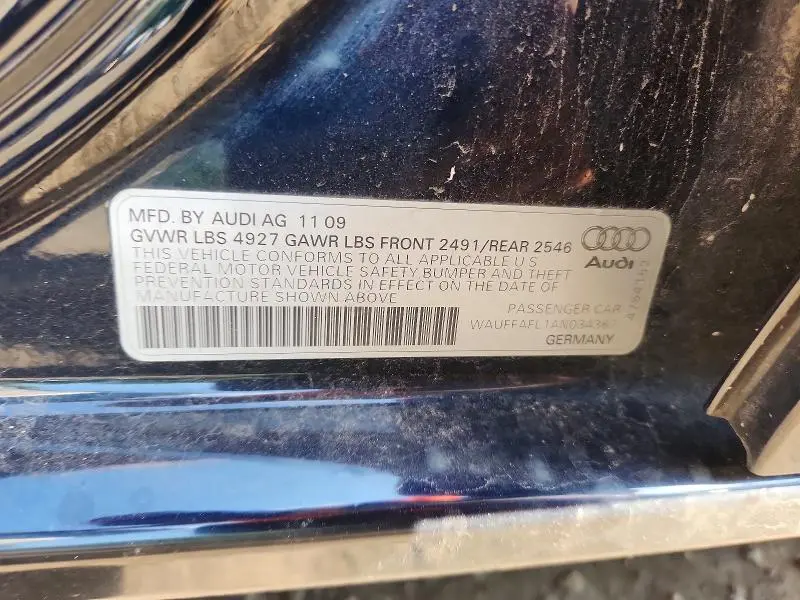 2010 AUDI A4 PREMIUM PLUS  
