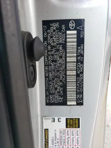 2013 TOYOTA SCION TC   