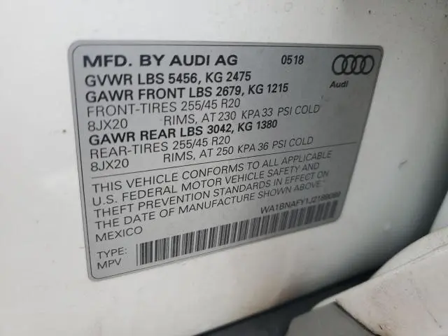 2018 AUDI Q5 PREMIUM PLUS  