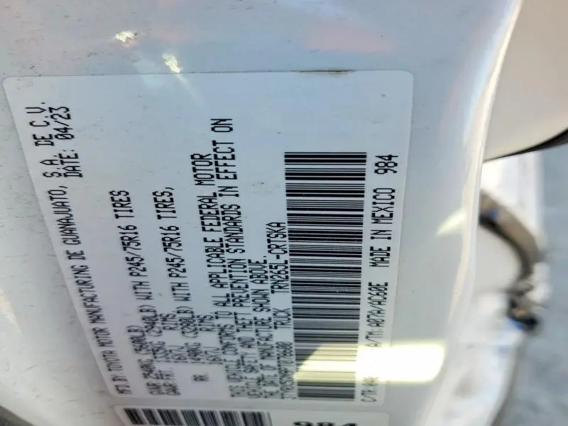 2023 TOYOTA TACOMA SR  