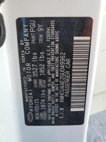 2016 HYUNDAI ACCENT SE  