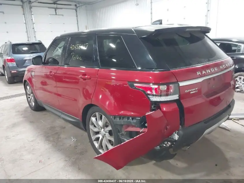 2017 LAND ROVER RANGE ROVER SPORT 3.0L V6 SUPERCHARGED HSE
