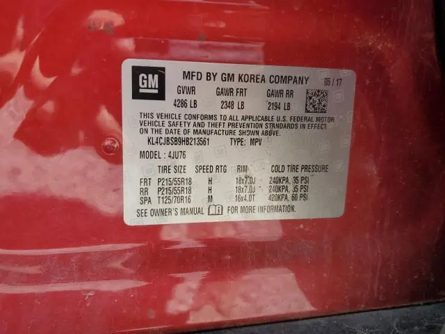 2017 BUICK ENCORE PREFERRED II  