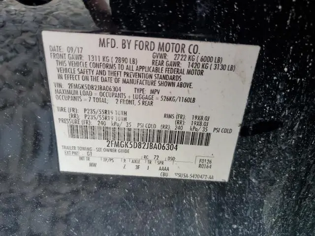 2018 FORD FLEX LIMITED  