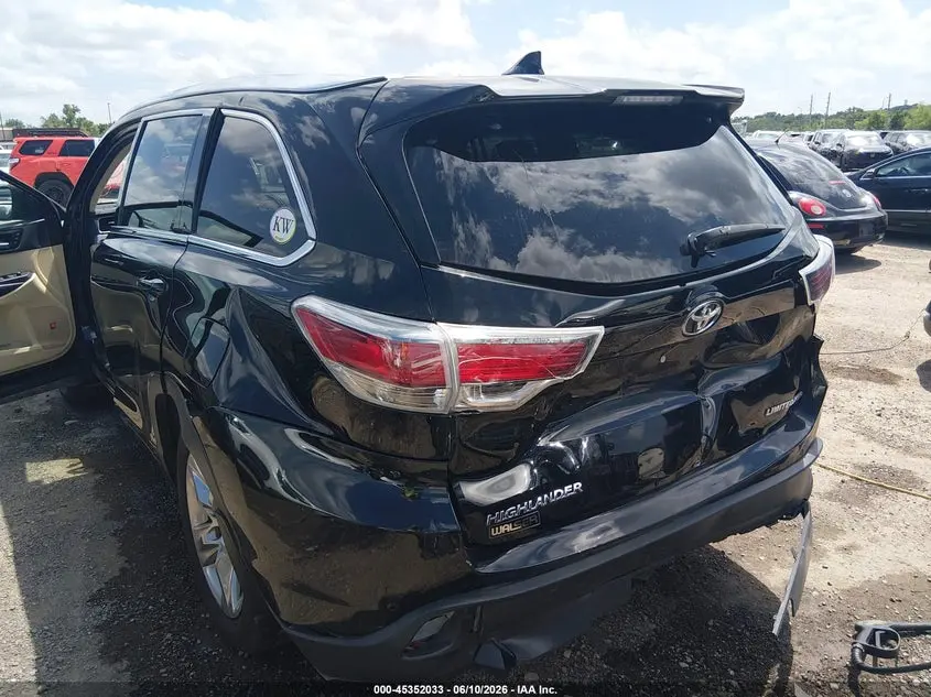 2015 TOYOTA HIGHLANDER LIMITED PLATINUM V6