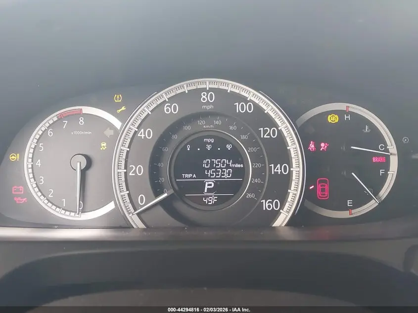 2015 HONDA ACCORD LX