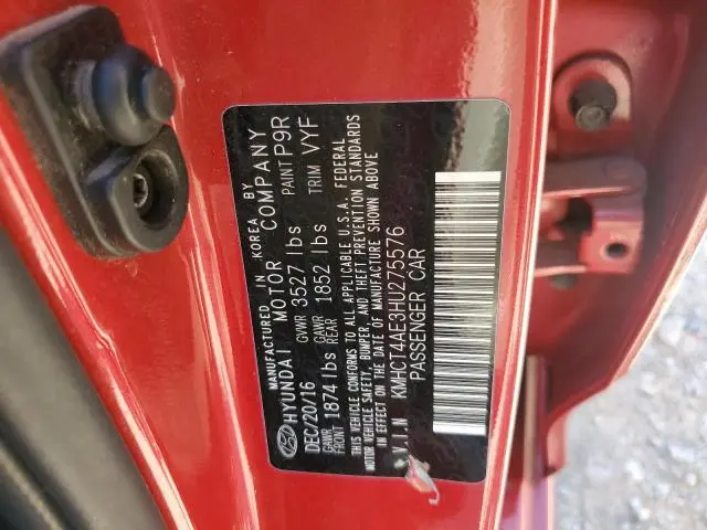 2017 HYUNDAI ACCENT SE  
